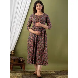 MURLI KURTI Women Printed Mirror Work Anarkali Kurta-picture-30