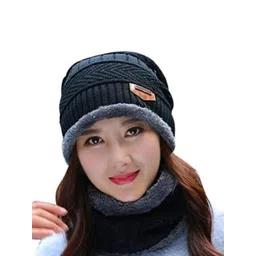 Murliwala Unisex Woollen Beanie image 1