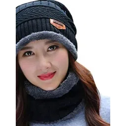 Murliwala Unisex Woollen Beanie image 2