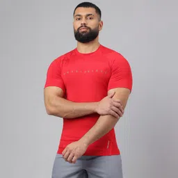 muscleblaze Half Sleeve Air Tech Compression MuscleTee for Men image 2