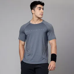 MuscleBlaze Active Tee Half Sleeve,  Small  Nardo Grey -picture-32