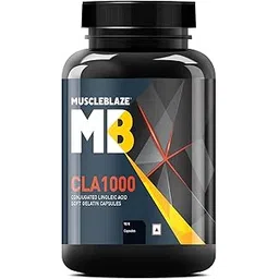 MuscleBlaze CLA 1000 (90 Softgel Capsules) | Fat Burner, Supports Weight Loss | Fuels Metabolism-picture-28