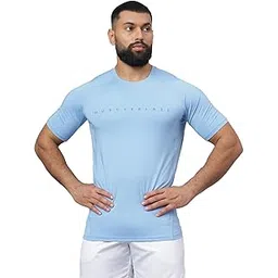 MuscleBlaze Half Sleeve Air Tech Compression MuscleTee for Men-picture-41