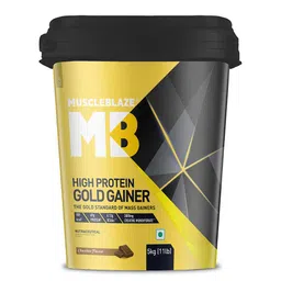 MuscleBlaze High Protein Gold Gainer, 11 lb Chocolate-picture-33
