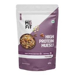 MuscleBlaze High Protein Muesli,  0.4 kg  Fruits & Nut -picture-28