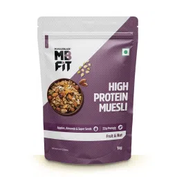 MuscleBlaze High Protein Muesli, 1 kg Fruits & Nut-picture-23