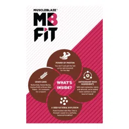 MuscleBlaze High Protein Muesli - Dark Chocolate & Cranberry image 5