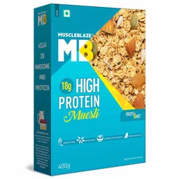 MuscleBlaze High Protein Muesli OP, 0.4 kg Fruits & Nut-picture-29