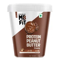 MuscleBlaze High Protein Peanut Butter, 1 kg Dark Chocolate Creamy-picture-38
