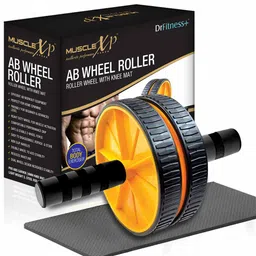 MuscleXP AB Roller Wheel,  Yellow  Free Size -picture-16