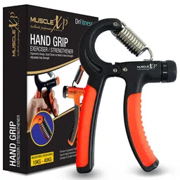 MuscleXP Hand Grip Exerciser,  Black -picture-24