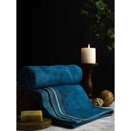 MUSH Blue Striped Bamboo Absorbent & Quick-Dry Bath Towel-picture-16