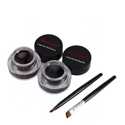 music flower 24 Black & Brown Brow & Gel Liner Set for Bold Eye Looks 6 ml-picture-24