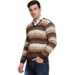 Muskan Knitwear Mens Sweaters Winter Wear Cardigan (in, Alpha, M, Regular, M, Camel)-picture-28
