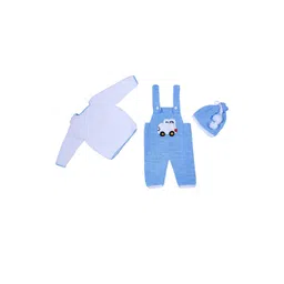 Muskan Multicoloured Self Design Pure Wool Clothing Set-picture-34