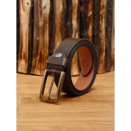 MUTAQINOTI Men Brown Leather Formal Belt-picture-27