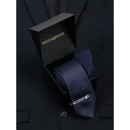 MUTAQINOTI Men Checkered Silk Necktie Accessory Gift Set-picture-19