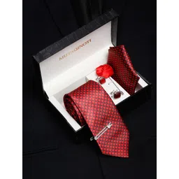 MUTAQINOTI Men Printed Formal Accessory Gift Set-picture-16