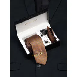 MUTAQINOTI Men's Tie Cufflinks Tiepin & Brooch Gift Set-picture-41