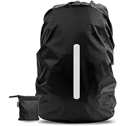 MUTMAIN Reflective Bag Cover Waterproof 25L to 35L Rain Cover for Backpack Schoolbag, Laptop Bag, Dust Proof, PU cotting Material (Reflective Black)-picture-40