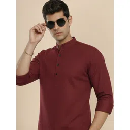 MUTUAL Men Thread Work Kurta-picture-18