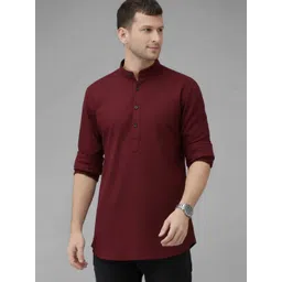 MUTUAL Men Thread Work Kurta image 1