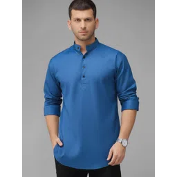 MUTUAL Men Thread Work Kurta image 3