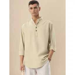 MUTUAL Men Thread Work Kurta image 1
