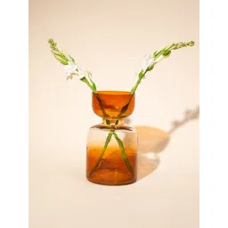 Muun Home Brown Glass Modern Tall Vase-picture-25