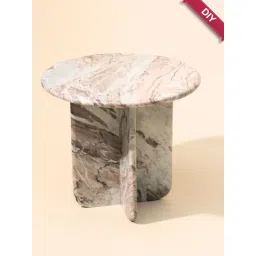 Muun Home Brown Norge Marble Jupiter Short Table-picture-21