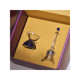 Muun Home Short Gift - Short Diya And Ringing Bell - Blue-picture-10