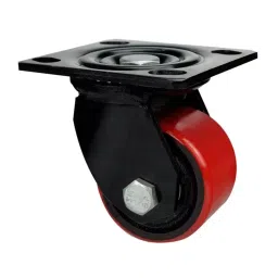 MUVALL Castor Wheel Polyurethane (Cast Iron Core) Swivel Type 75x50 mm Wheel Size, PSTP S 75 50 PUCB-picture-27