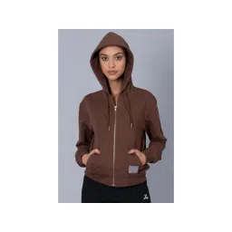 Muvazo Women Chestnut Back To Basic Sweatshirt-picture-10