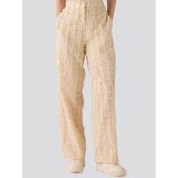 Muvazo Women Floral Printed Comfort Wrinkle Free Trousers-picture-37