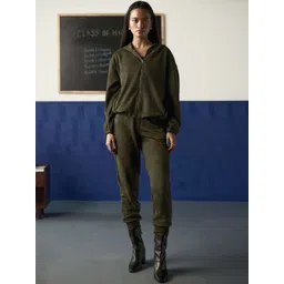 Muvazo Women Suede Lightweight Puffer Jacket-picture-21