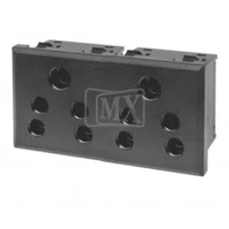 MX 2 Socket Snap Mounting AC Socket Indian Standard PC Molding 6 Amp 250V (MX-3122A)-picture-18