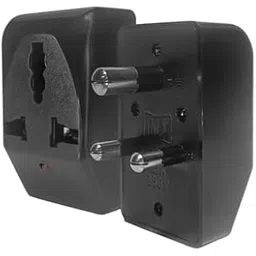 MX 3 Pin Multi Plug Socket Travel Adapter Universal Socket 3 in 1 Plug Extension Socket Travel Power Plug Adapter with Dual Inputs for Laptop, Phone, PC Pack of 2-picture-27