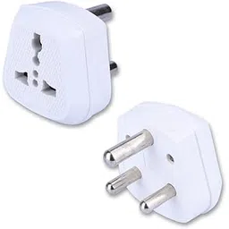 MX 3 PIN (Type-D) Universal Socket Plug,Worldwide Travel Adaptor, Multi Plug, Conversion Plug, Socket Connector (Converts 15 Amps to 5 Amps) PC Moulded Pack of 2-picture-36