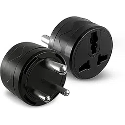 MX 3 pin Universal Socket 5 amp to 5 amp Converter Plug 240v Travel Adapter 3 pin 2 pin Round Conversion Plug rotatable Upto 180° Pack of 2-picture-30