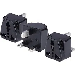 MX UK Adapter for Indian Pins Type G Plug Adapter India to UAE Hong Kong Dubai Singapore Universal Travel Adapter Ireland Plug Travel Adapter 3-Prong Flat Pin Converter Socket Pack of 3-picture-24