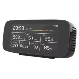MxRady 10 in 1 Air Quality Meter Detects CO2, PM2.5/PM10, HCHO, TVOC, Temp, Humidity, Air Quality, AQM 10 In 1 With WIFI-picture-33