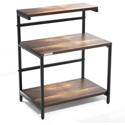 my armor Platform Top Microwave & Oven Stand, Kitchen Organizer, Wooden Shelf, 2.5 Tier, Wooden Kitchen Trolley image 1