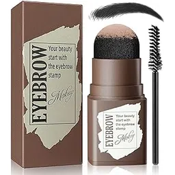 MY COLORS Eyebrow Stencil Kit- Brow Stamp and Shaping kit,Hairline Powder,One Step Brow Stamp Makeup Powder with 6 Reusable Eyebrow Stencil for Perfect Brows, Long-lasting, Waterproof, BLACK-picture-51