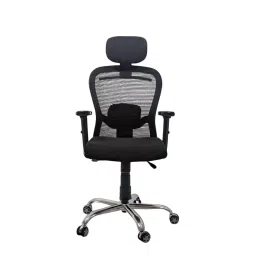 MY CUBICLES Cosmic Horizon Headrest Office Chair High Back Polyurethane Foam Weight Capacity Upto 110 Kg Black, MC0061-picture-45