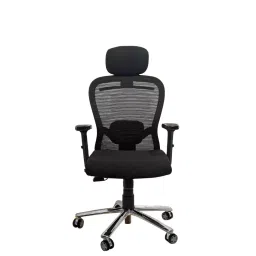 MY CUBICLES Cosmic Horizon Office Ergonomic Chair High Back Polyurethane Foam Weight Capacity Upto 125 Kg Black, MC0051-picture-46
