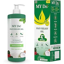 MY Dr.® Pain Relief Oil – Ayurvedic Oil for Joint, Knee, Back, Neck, Shoulder, Ankle, Elbow, hip & Muscle Pain | Fast & Long-Lasting Relief from Arthritis, Sciatica, Stiffness & Chronic Pain | Non-Sticky & No Massage Required | Enriched with 9 Herbs | Easy-to-Use Pump Pack | 250ml-picture-13