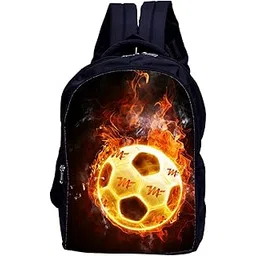 my fav 30 L 3D Football Printed Laptop Backpack | For Men Women | 16 inch Laptop comparment | Durable Backpack for School, Collegem office | Pack of 1-picture-33