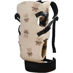 My Giraffe - Skippy - 4 in 1 Baby Carrier with Extra Head Support & Waistband - 3.5 kgs to 20 kgs - 4 Carry postions. (Teddy Print)-picture-31