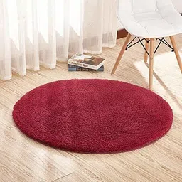 my home Red Polyester Area Rug-picture-28