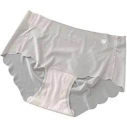 my lady leo Womens Invisible Panties Laser Cut Ice Silk Panties | High Waist Women's Panties for Women | Transparent Panties-picture-27